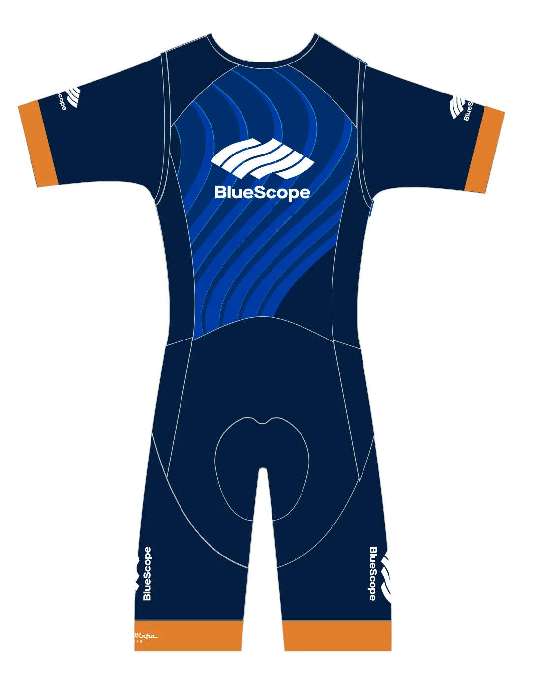 Custom Sleeved Tri Suit - BlueScope