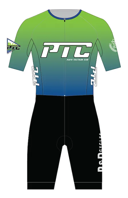 Custom Tri Suit   Collar - Perth Tri Club