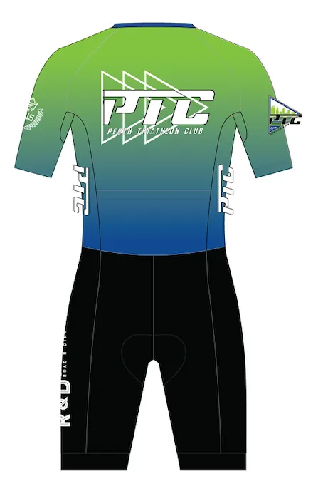 Custom Tri Suit   Collar - Perth Tri Club