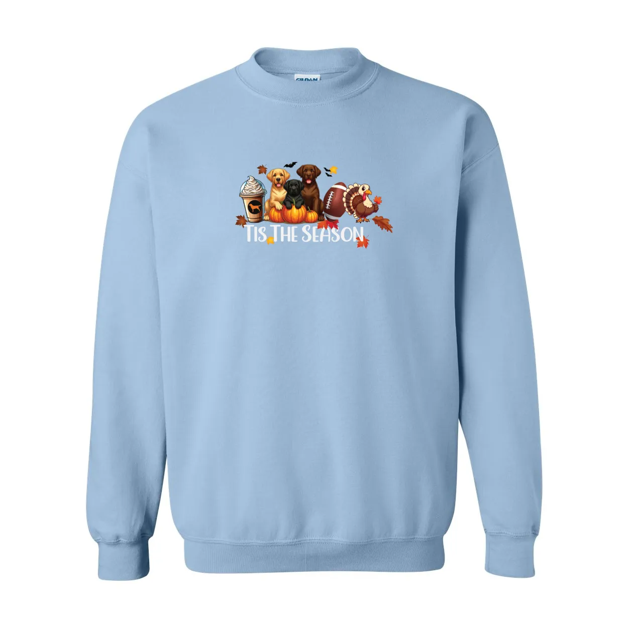 Labrador Tis The Season Fall Heavy Blend Crewneck Sweatshirt